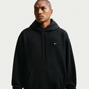 Nike Solo Swoosh Men's Pullover Hoodie Black/Black/White