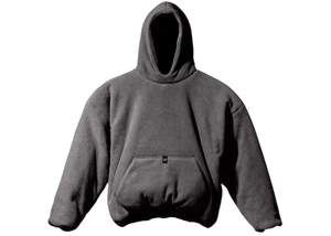 Yeezy Gap Polar Fleece Padded Hoodie Dark Gray