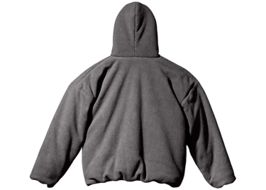 Yeezy Gap Polar Fleece Padded Hoodie Dark Grey Next Step