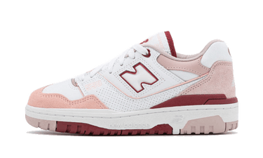 New Balance 550 White Scarlet Pink Next Step