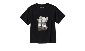 Uniqlo T-Shirt KAWS Black Graphic