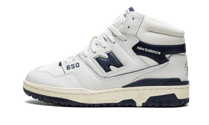 New Balance 650R Aimé Leon Dore White Navy Next Step