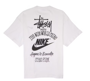 Nike x Stussy The Wide World Tribe T-Shirt White