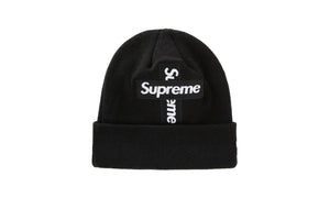 Supreme New Era Cross Box Logo Beanie Black